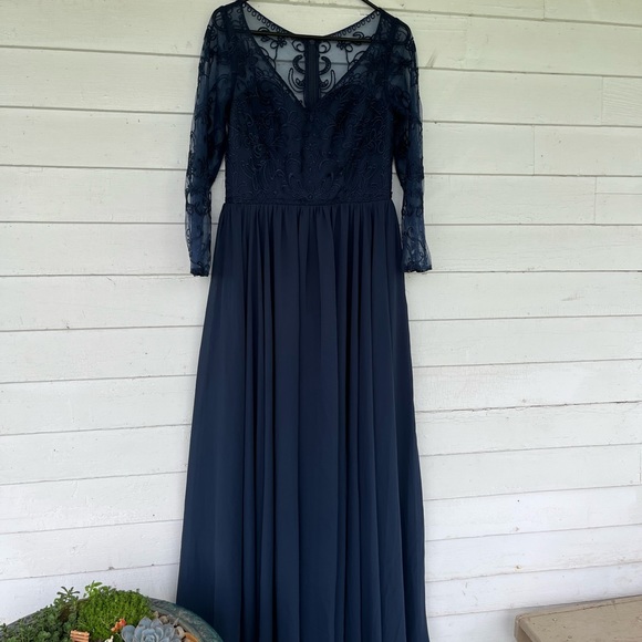 JJs House | Dresses | Jjs House Navy Blue Wedding Evening Dress | Poshmark